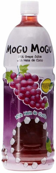 Mogu Mogu Grape Flavored Drink 1L - MoguMogu椰果飲料-葡萄味 1升