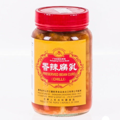 Zheng Feng Chilli Preserved Beancurd 400G - 正丰香辣腐乳400G