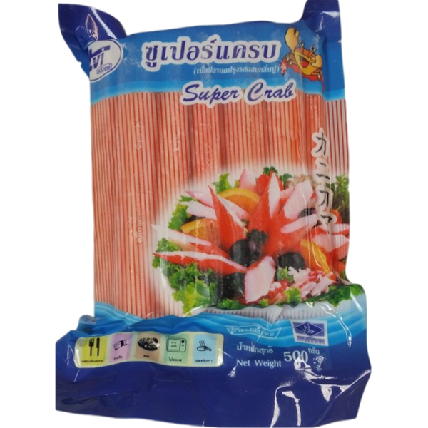 NS Tvi Super Crab Flavoured Stick 500g - 日新超级蟹肉棒 500克