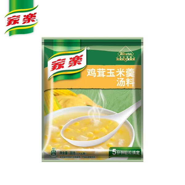 Knorr Chicken & Corn Soup 38G - 家乐鸡茸玉米羹38G