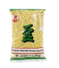 Cock Brand Peel Split Mung Bean 400G - 鸡牌开边豆半400G