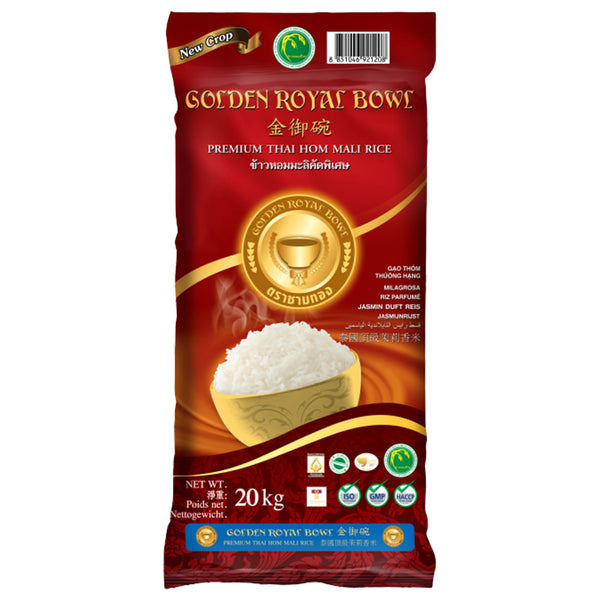 Golden Bowl Jasmine Rice 20Kg - 金御碗茉莉香米20Kg