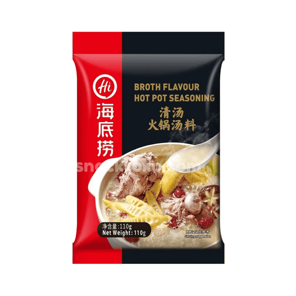 Haidilao Steamboat Seasoning (Clear Soup) 110G - 海底捞清汤火锅底料110G