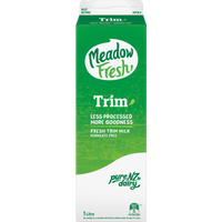 Meadowfresh Trim Milk 1L - MF脱脂牛奶1L