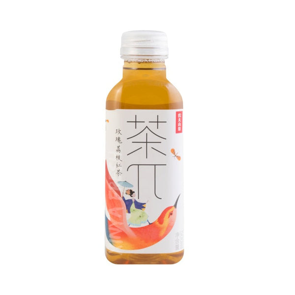 Nongfu Spring Black Tea Flavor Drink Rose & Lychee Flav. 500Ml - 农夫山泉玫瑰荔枝红茶500ml