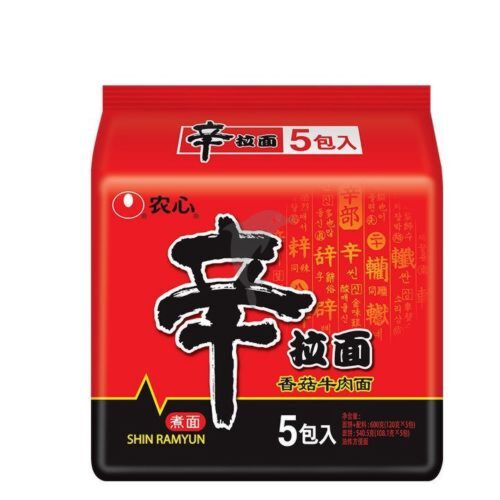 Nongshin Ramen(Spicy Mushroom)5X120G 